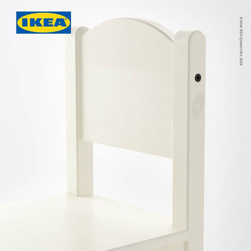 IKEA SUNDVIK Kursi Kecil Anak Putih 28x29x55 cm