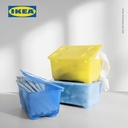 IKEA GLIS Kotak Penyimpanan Dengan Penutup 17x10 cm Isi  3pcs