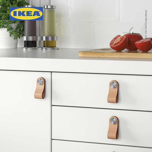 IKEA OSTERNAS Gagang Kulit Pintu Kabinet / Laci 65 mm Isi 2pcs