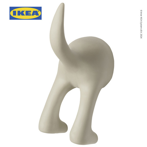 IKEA BASTIS Pengait Hook Dinding Minimalis 12cm