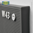 IKEA SVENSAS Papan Memo Berlubang Dengan Huruf 30x40 cm