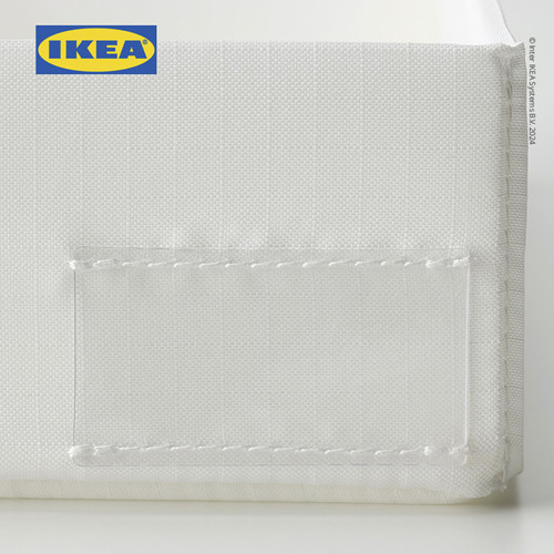 IKEA STUK Kotak Penyimpanan Pengatur Serbaguna Putih 26x20x6 cm