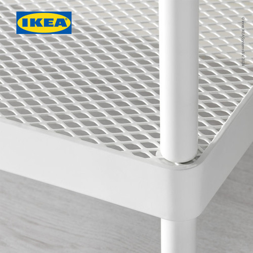 IKEA MACKAPAR Rak Tempat Sepatu 2 Tingkat Putih Minimalis 78x32x40 cm