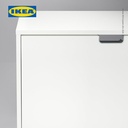 IKEA STALL Rak Kabinet Sepatu Dengan 3 Kompartmen Putih 79x29x148 cm