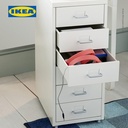 IKEA HELMER Unit Laci Beroda Mudah Dipindahkan Putih 28x69 cm