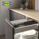 IKEA UPPDATERA Rak Pengatur Pisau Antrasit 20x50cm