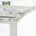 IKEA TROTTEN Meja Kerja / Belajar Adjustable Putih 120x70 cm