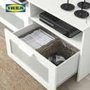 IKEA BRIMNES Meja TV Dengan Penyimpanan Putih 180x41x53 cm