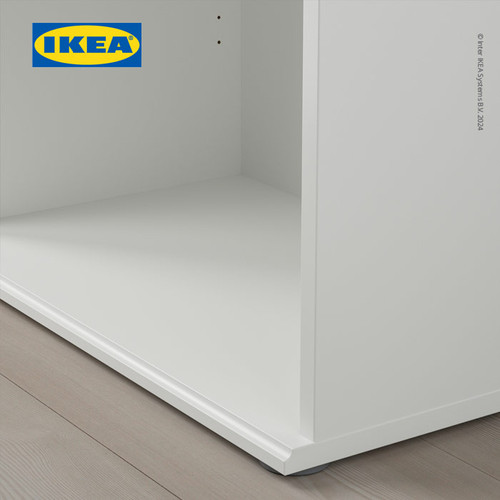 IKEA SKRUVBY Meja TV Kuat Minimalis Putih 156x38x60 cm