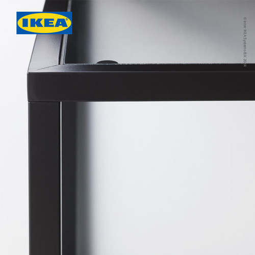 IKEA VITTSJO Meja Tamu Bersusun Serbaguna Hitam Set Isi 2 pcs 90x50cm