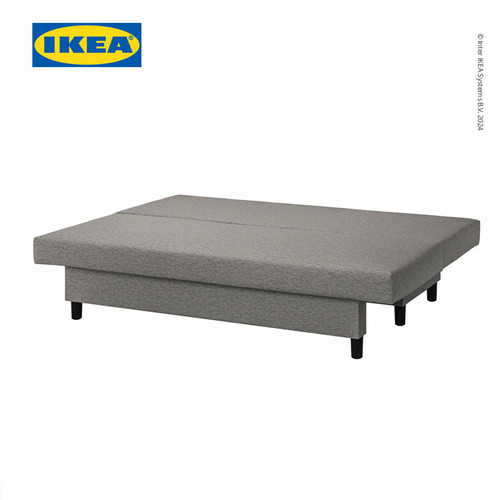 IKEA ALVDALEN Sofa Bed 3 Dudukan Minimalis Knisa Abu-Abu/Krem