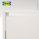 IKEA BISSA Rak Kabinet Sepatu Dengan 2 Kompartmen 49x28x93 cm