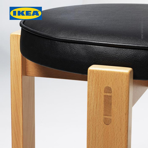 IKEA HOLMSJO Bangku Stool Minimalis Bahan Kayu