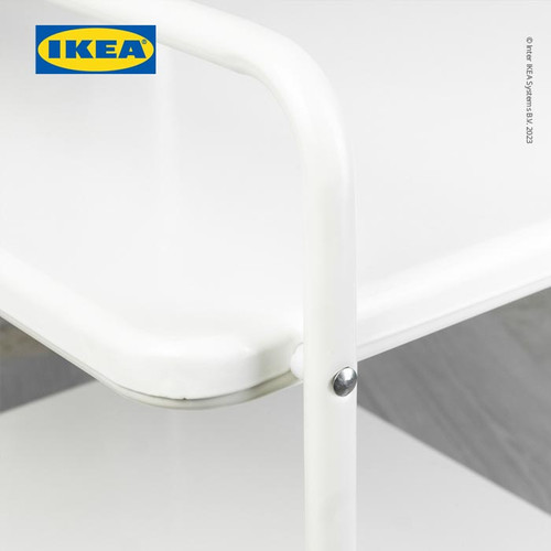 IKEA JARLASA Meja Samping dengan Roda 65x45cm