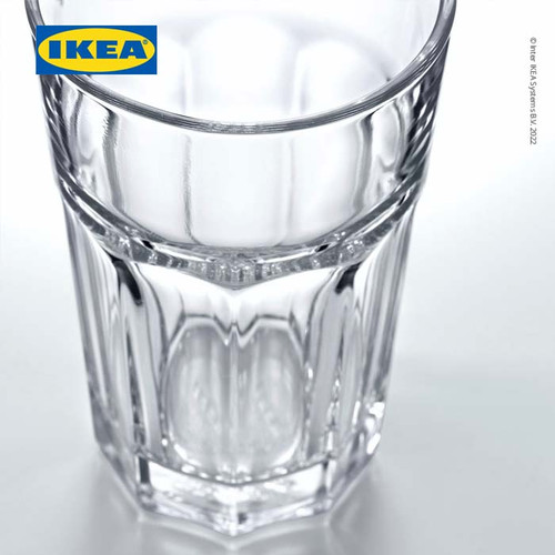 IKEA POKAL Gelas Kaca Bening Berkualitas 35cl Isi 4pcs