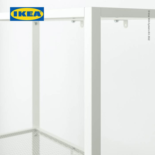 IKEA BAGGEBO Rak Serbaguna Minimalis Bahan Baja 60x25x116 cm