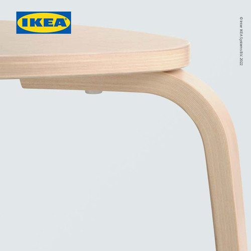 IKEA KYRRE Bangku Tumpuk Kayu Minimalis