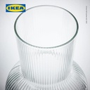 IKEA PADRAG Vas Bunga Kaca Dekorasi Meja 17cm