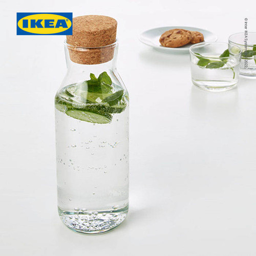 IKEA 365+ Karafe Botol Bening 0.5L dengan tutup