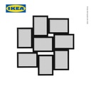 IKEA VAXBO Bingkai Foto Kolase untuk 8 Frame 13x18 cm