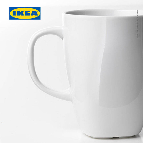 IKEA VARDERA Cangkir Kopi atau Teh 30 cl Putih