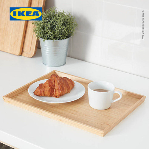 IKEA OSTBIT Nampan Makanan atau Minuman dari Bambu 30x40 cm