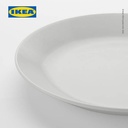 IKEA OFTAST Piring Keramik Kecil Putih 19cm