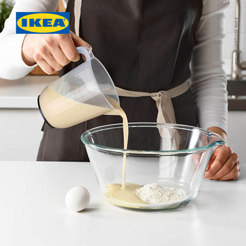 IKEA BEHOVA Cangkir Ukur / Gelas Takar Transparant 1L