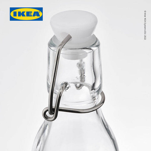 IKEA KORKEN Botol Air Minum 15cl dengan penutup Isi 3pcs