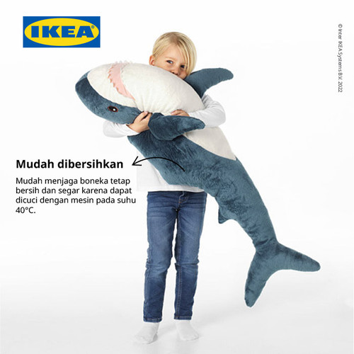 IKEA BLAHAJ Boneka Ikan Hiu Besar 100 cm