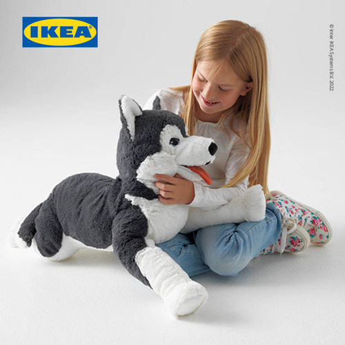 IKEA LIVLIG Boneka Anjing Bahan Poliester 57 cm