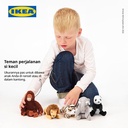 IKEA DJUNGELSKOG Boneka Bayi Bentuk Aneka Binatang 14 cm