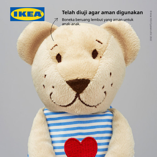 IKEA FABLER Boneka Bayi 21 cm Dapat Dicuci Mesin