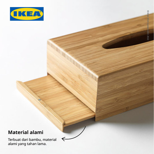 IKEA BONDLIAN Kotak Tisu Bahan Kayu Bambu