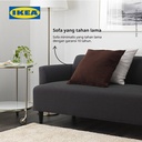 IKEA HEMLINGBY Sofa 2 Dudukan Abu-Abu Tua Minimalis