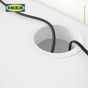 IKEA MICKE Meja Kerja dengan Laci Putih 142x50 cm