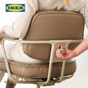 IKEA ALEFJALL Kursi Kantor / Belajar Ergonomis Dapat DIputar Krem