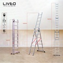 TANGGA EXTENSION LADDER LIVEO LV-2113