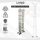 Tangga Lipat Alumunium Multipurpose Liveo LV-606 / Tangga Serba Guna