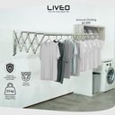 Jemuran Dinding Baju Stainless Steel Liveo LV399 Jemuran Lipat Gantung