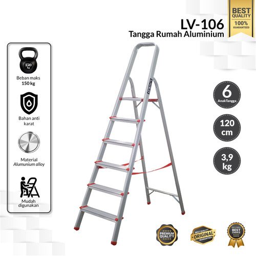 LIVEO Tangga Lipat Household Ladder 6 step LV-106