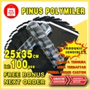 Pinus Plastik Polymailer 25 x 35cm isi 100pcs Olshop Packing +Perekat