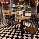 SAPPORO MORABY 60 - Meja Cafe | Meja Tolix | Dining Table