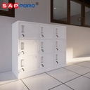 SAPPORO BREMEN 9 - Loker Besi 9 Pintu | Steel Locker 9 Doors