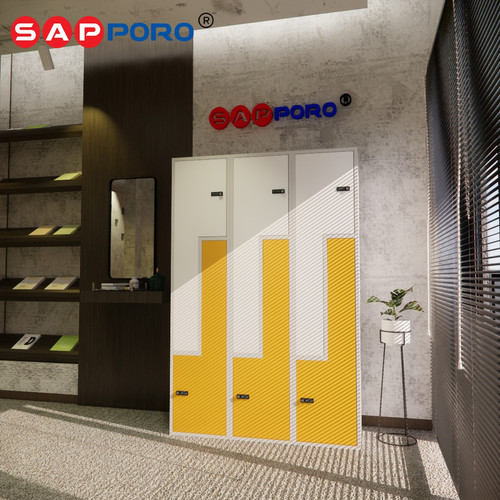 SAPPORO VAREL - Loker Besi 6 Pintu | Steel Locker 6 Doors