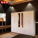 SAPPORO MODENA - Lemari Pakaian Besi 6 Pintu Gamis & Hijab