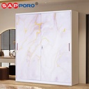 SAPPORO BELLAGIO - Lemari Pakaian Besi Sliding Door | Steel Wadrobe