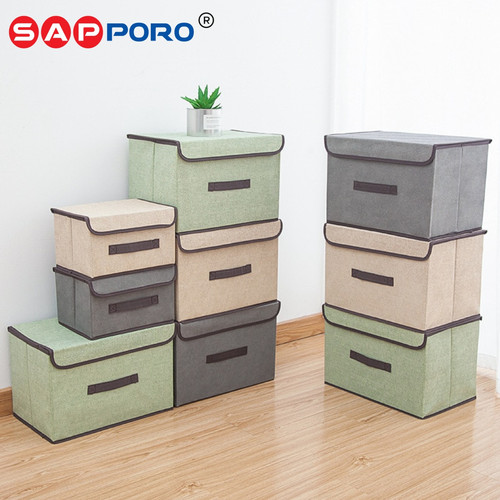 SAPPORO STORAGE BOX SQUARE - Kotak Pakaian | Kotak Multifungsi