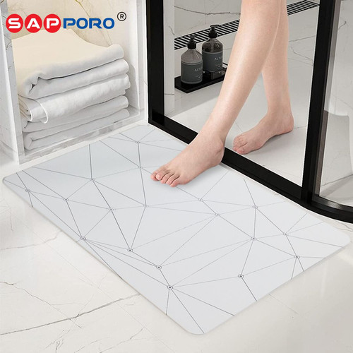 [ SUPER SALE ] SAPPORO BATHMAT DIATOM - Keset Kamar Mandi Penyerap Air