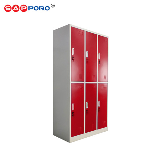 SAPPORO ESSEN 6 - Loker Besi 6 Pintu | Steel Locker 6 Doors